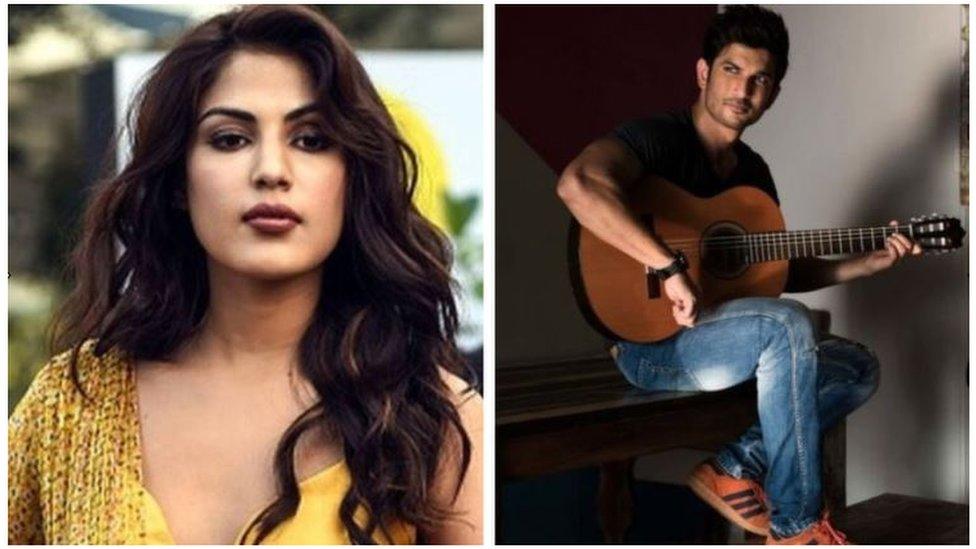 Rhea Chakraborty and Sushant Singh Rajput