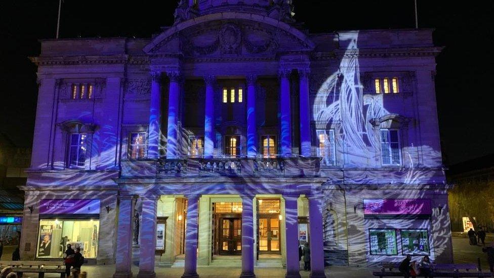 Light projections show Hull's maritime history