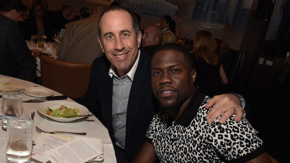 Jerry Seinfeld and Kevin Hart