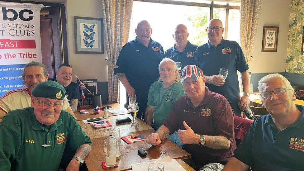 Members of east Hull's Armed Forces and Veterans' Breakfast Club