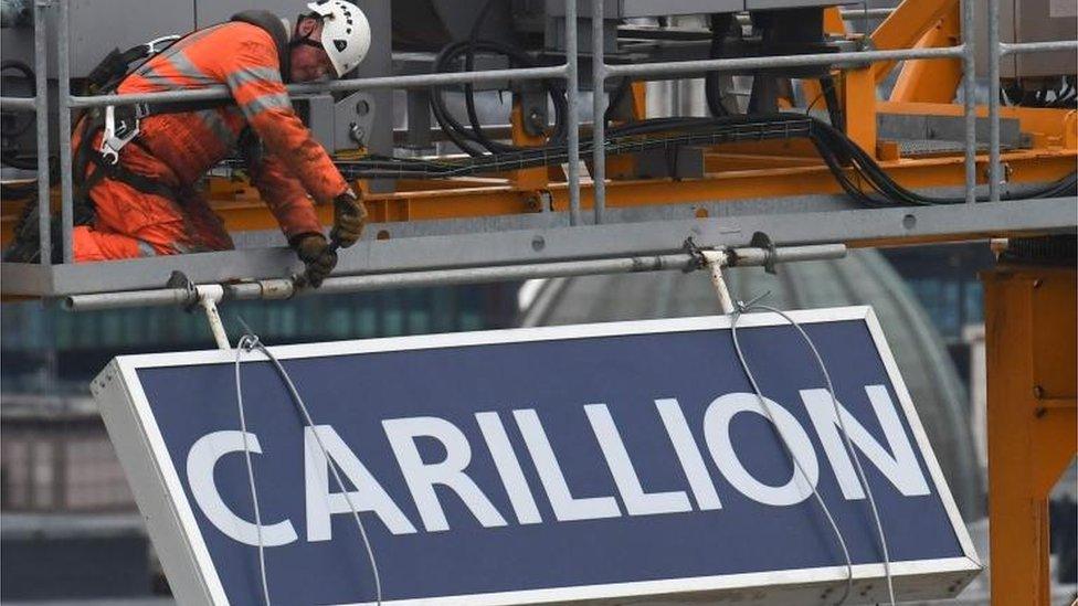 Carillion sign