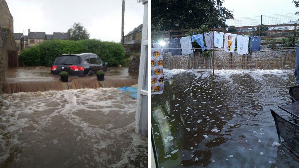 Flooding in Leyburn