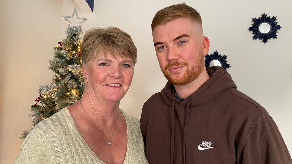 Luke and his mum Janet