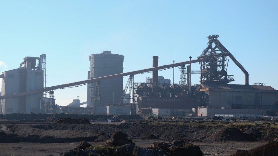 SSI steel works in Redcar