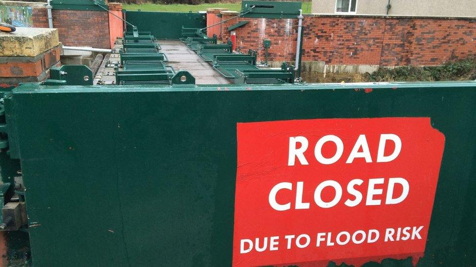 Flood defences work in Skinningrove