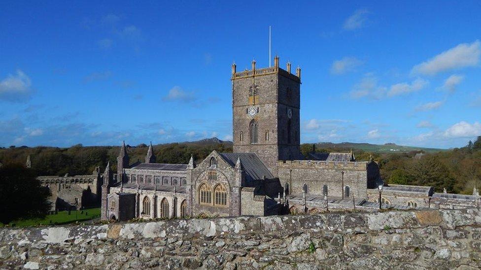 St Davids Cathedral in Pembrokeshire, taken by Matthew Page