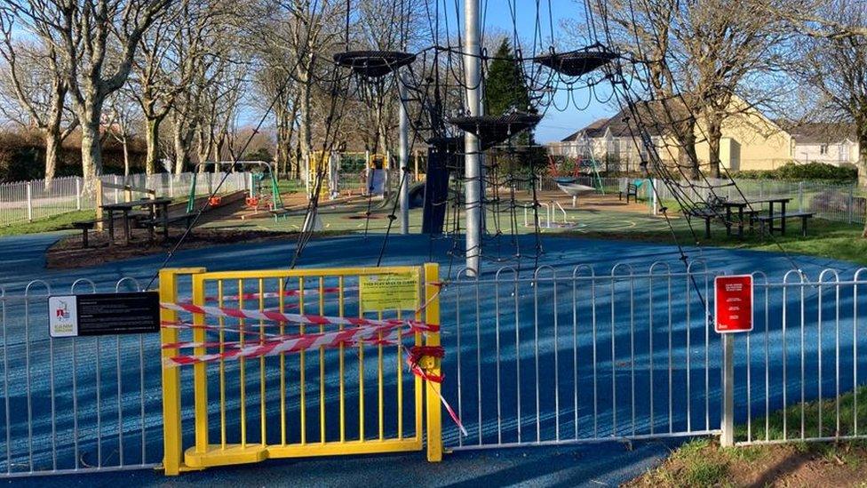 Camborne's Recreation Ground play park