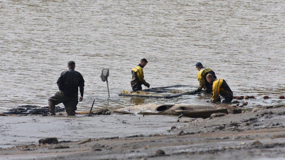 TEams catching the fish