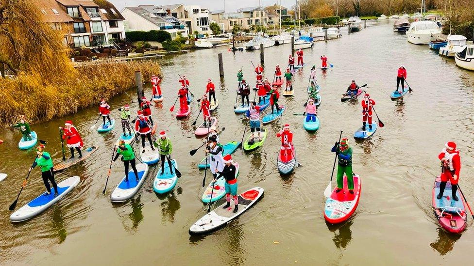 Paddleboards in Dorset