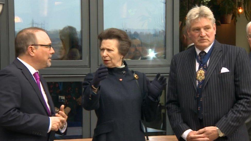 Princess Royal at the Chocolate Quarter