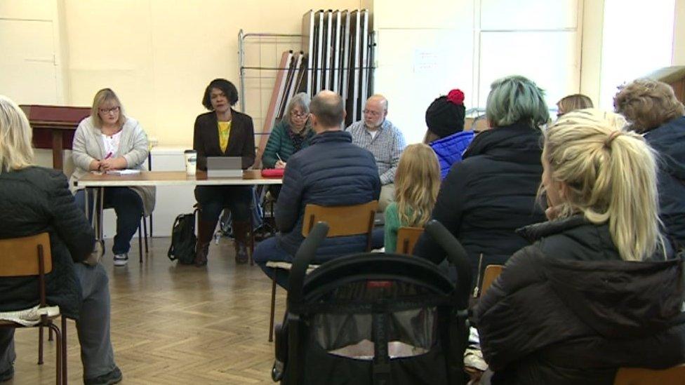 Residents at Chi Onwurah's MP's surgery