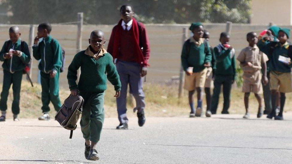 Pupils leave school in Epworth