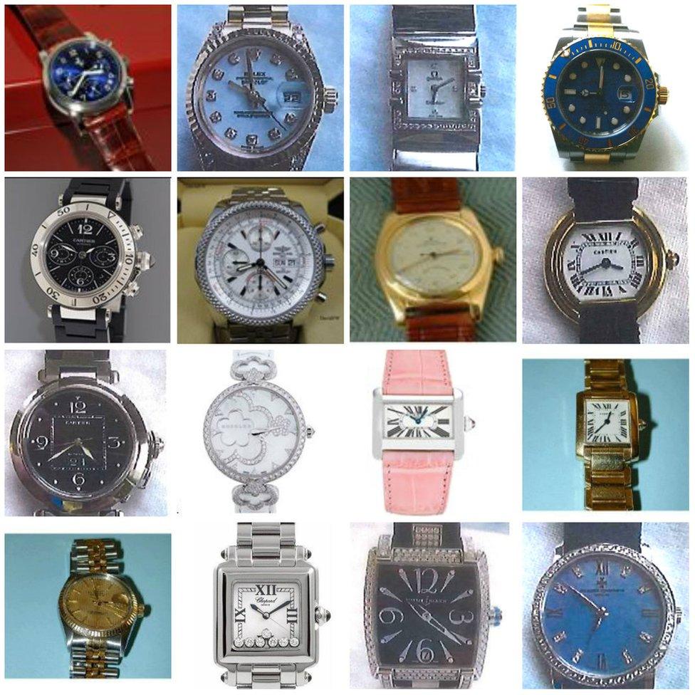 Stolen watches