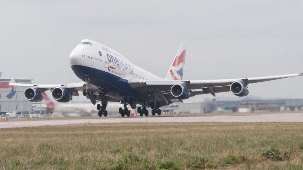 british Airways plane