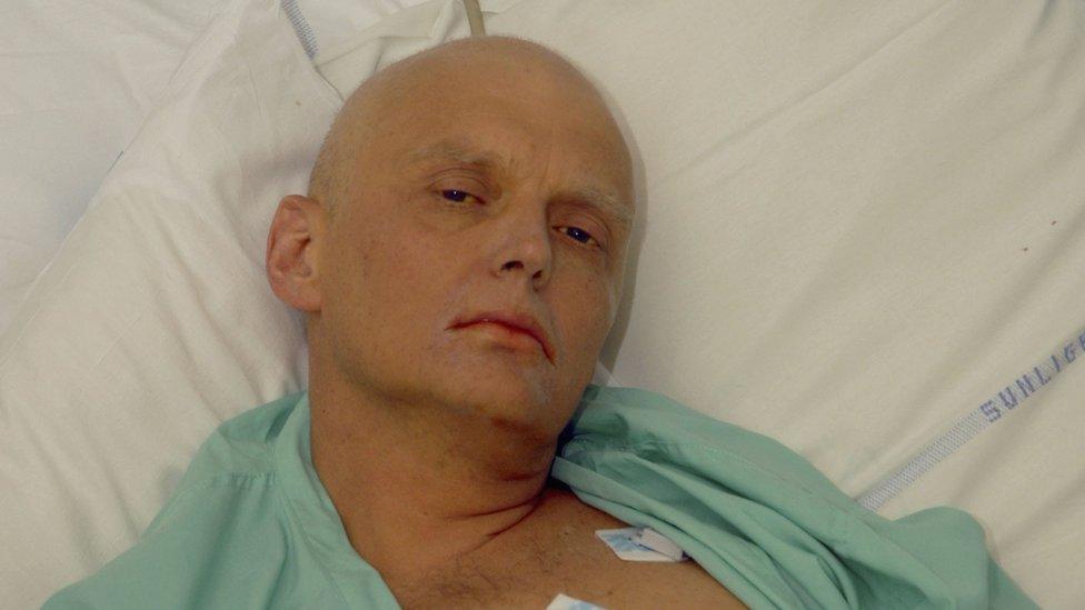 Alexander Litvinenko is pictured at the Intensive Care Unit , ICU of University College Hospital, UCH, on November 20, 2006 in London, England