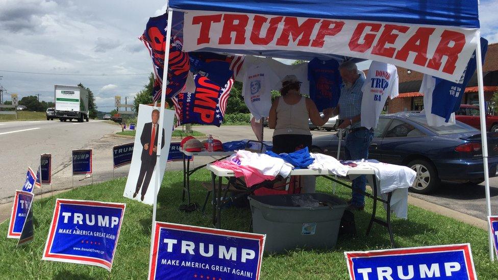 Trump gear tent