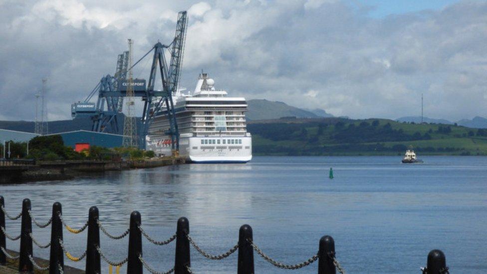 Greenock Ocean Terminal via geograph