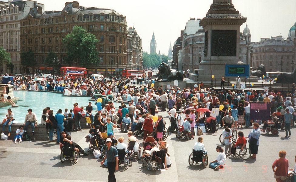 Protest in Trafalgar Square