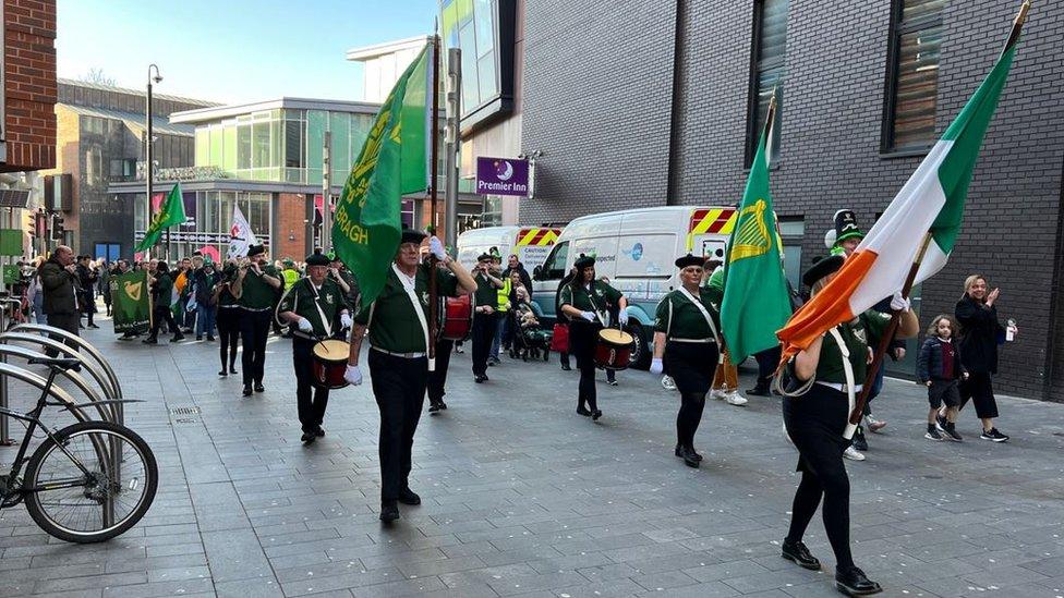 St Patrick's Day Parade in Liverpool 2022