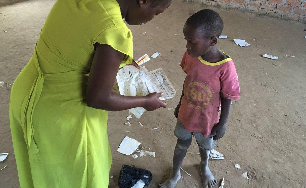 Kizito Wafula and his black plastic bag