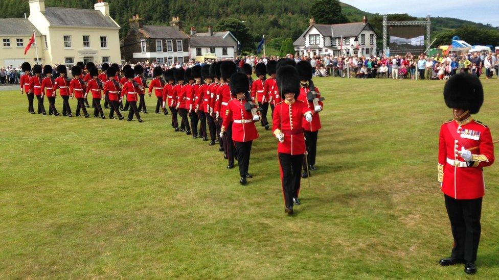 Grenadier Gauads on the Tynwald fairfield