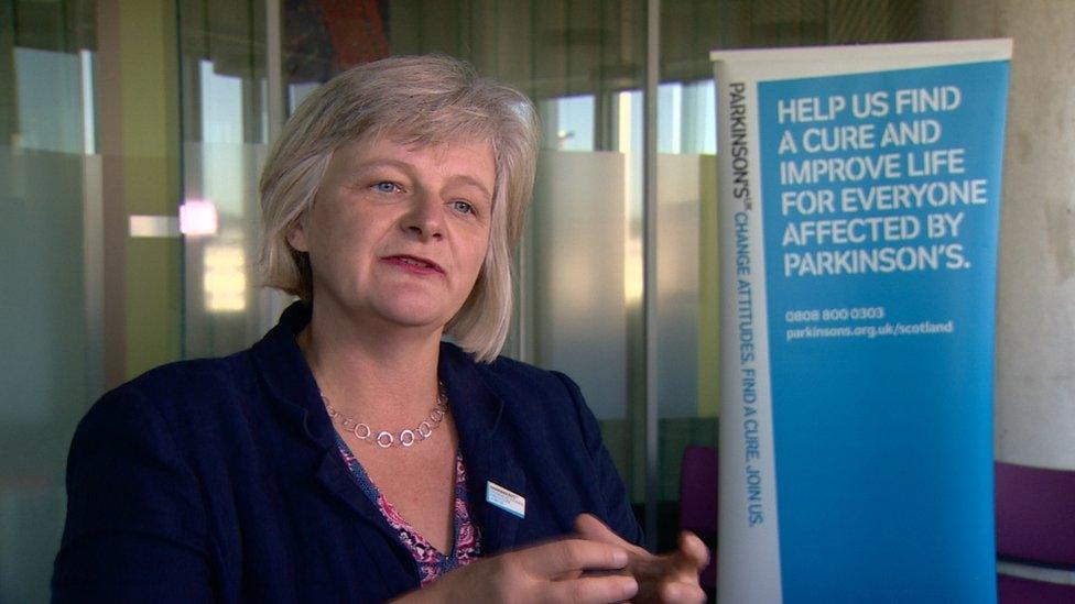 Katherine Crawford, the Scotland director of Parkinson's UK