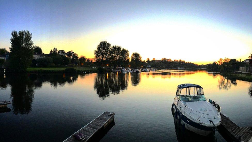 Lough Erne, Enniskillen - stock photo