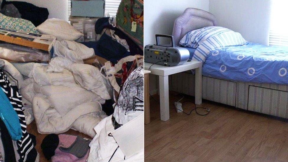 Sarah's spare room - before and after