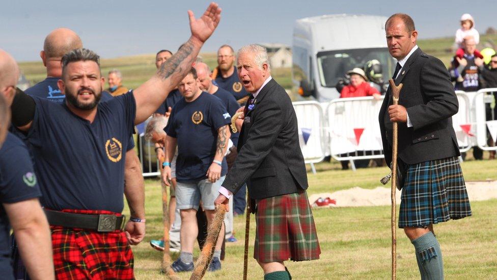 Invictus-style Highland Games at Mey