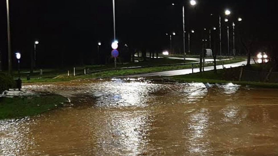 Shoeburyness burst water main