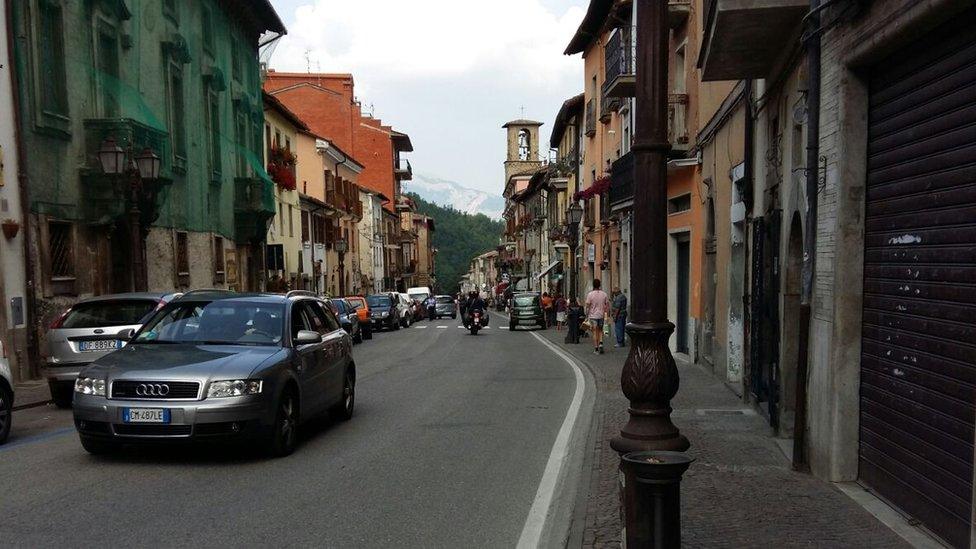 Amatrice before the quake