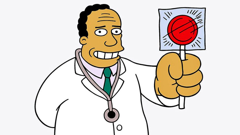 Dr Hibbert in The Simpsons