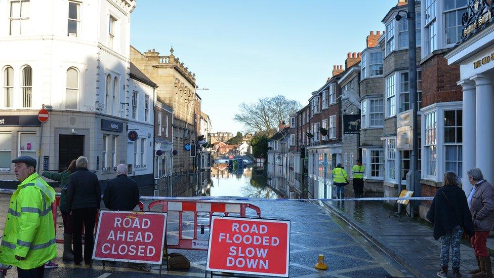 Flooding in Tadcaster