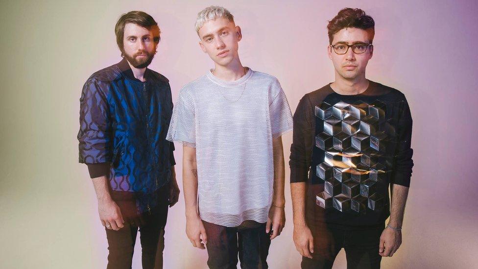 Years & Years (L-R): Mikey Goldsworthy, Olly Alexander and Emre Turkmen