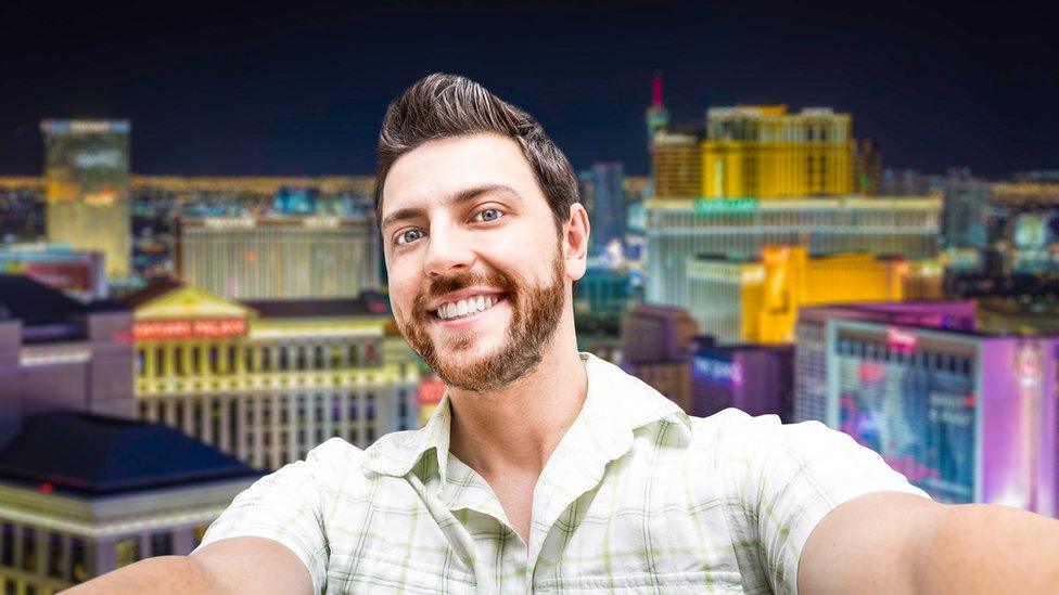 Las Vegas selfie.