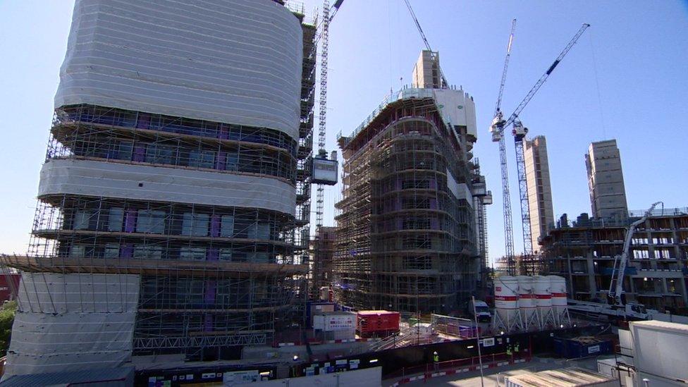 Building site at Old Oak Common