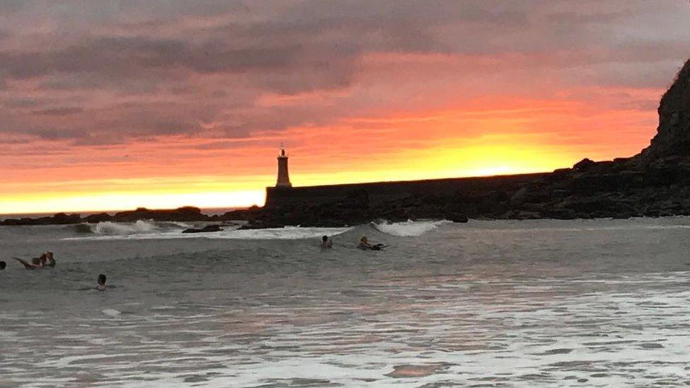 Tynemouth swimmers