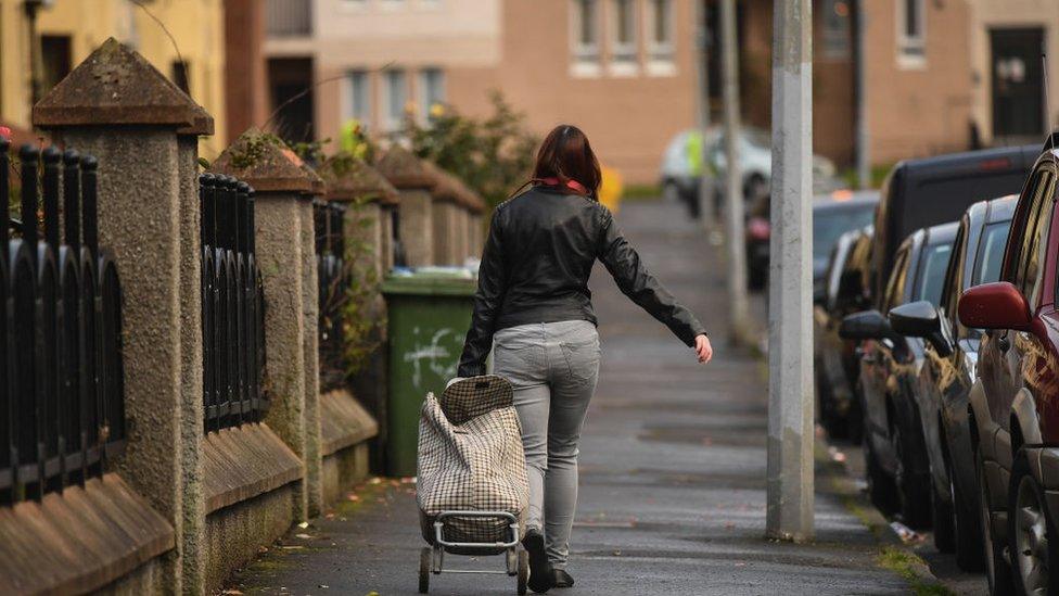 woman with shopping