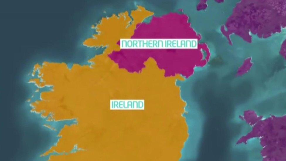 Northern Ireland map