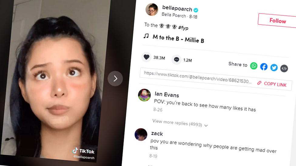 Bella Poarch on TikTok