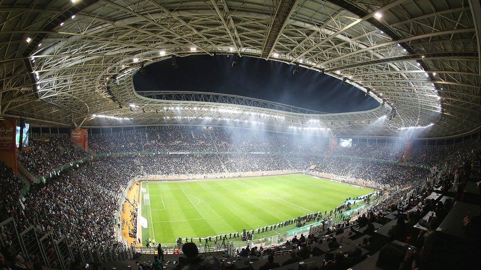 The Nelson Mandela Stadium in Algiers