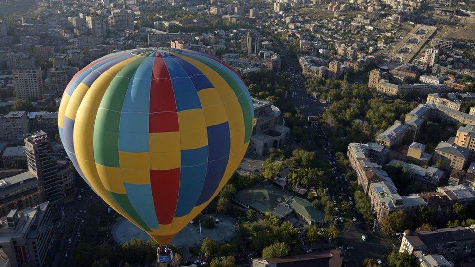 View over Armenia