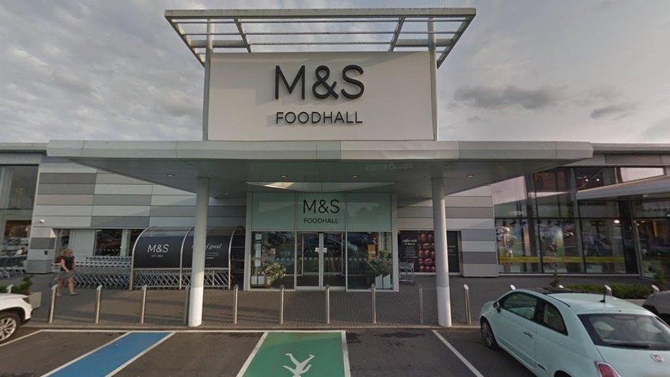 M&S store in Basildon.