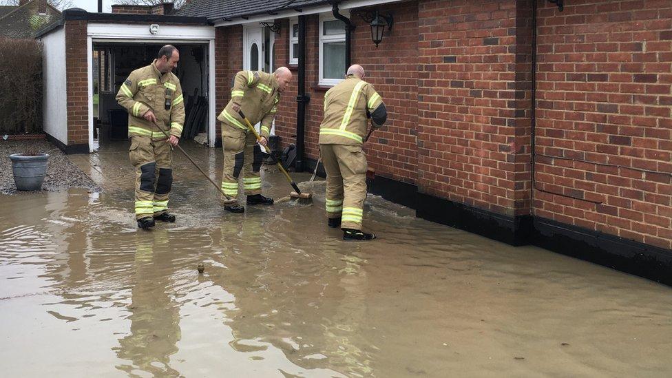 Shoeburyness burst water main