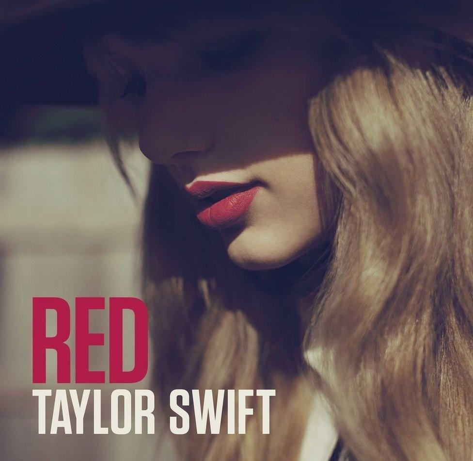 Taylor Swift album cover Red