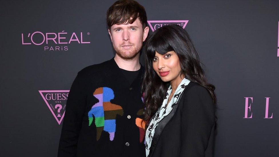 James Blake and Jameela Jamil