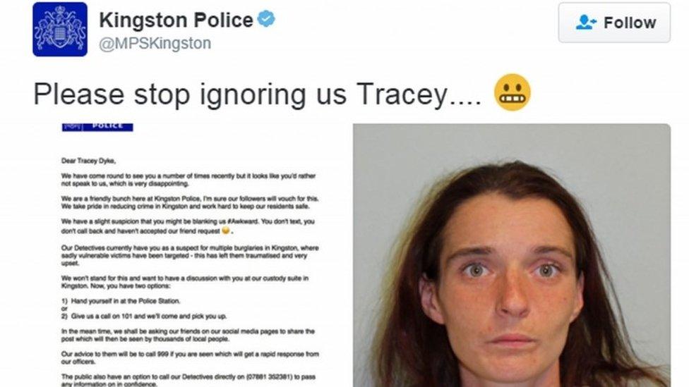 Kingston Police tweet