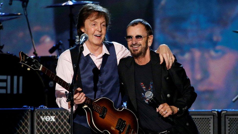 Paul McCartney and Ringo Starr