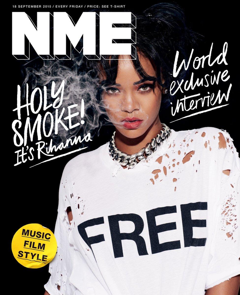 Rihanna's NME cover