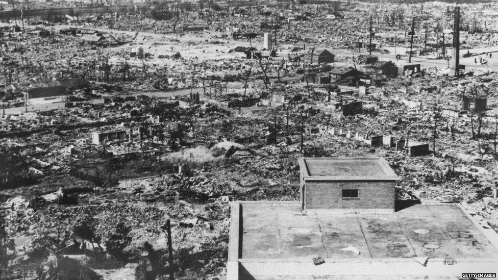 Hiroshima was completely destroyed by the bomb